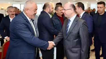 Giresun Valisi Serdengeçti muhtarlarla bir araya geldi