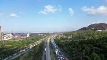 Hatay'da Heyelan: Otoyol Kapatıldı