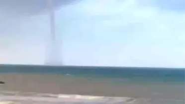 İskenderun'da Hortum Oluştu