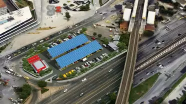 Güngören'de Güneş Enerjili Elektrikli Araç Şarj İstasyonu Kuruluyor