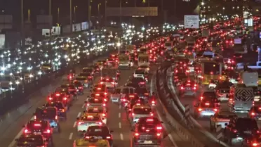 İstanbul'da Akşam Trafiği Felç Oldu