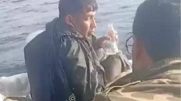 Denizde 12 Saat Hayatta Kaldı
