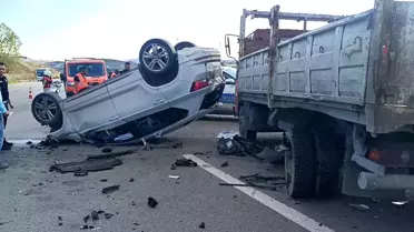 Sancaktepe'de Kaza: Otomobil Takla Attı