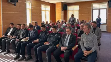 Sincik'te Muhtarlarla Toplantı