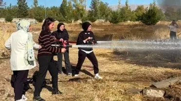 Patnos'ta Yangın Eğitimi