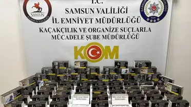 Samsun'da Kaçak Tütün Operasyonu