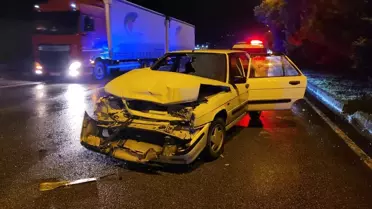 Tekkeköy'de Otomobil Kazası