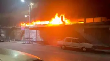 Şanlıurfa'da Lokanta Yangını