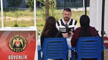 Siirt'te Öğrencilere Güvenlik Bilgilendirmesi