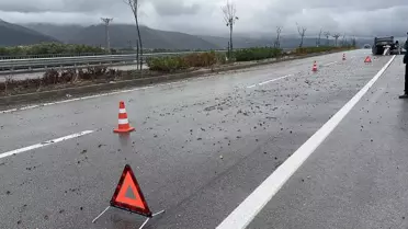 İznik'te Otomobil Takla Attı