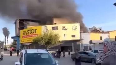 Adana'da Tekstil Atölyesinde Yangın