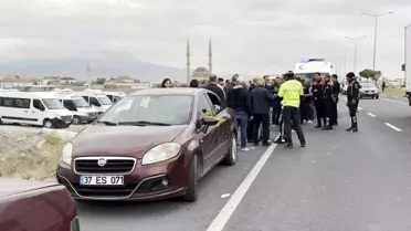 Polis cenazesi konvoyuna taşlı ve sopalı saldırı
