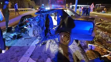 Bafra'da Trafik Kazası: 1 Yaralı