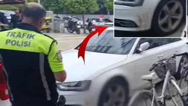 'Araçta kan var' ihbarı polisi alarma geçirdi! Gerçek bambaşka çıktı