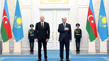 Aliyev ve Tokayev'den İşbirliği Vurgusu
