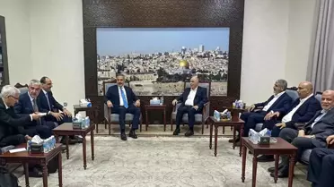 Bakan Fidan ve MİT Başkanı Kalın, Doha'da Hamas yetkilileriyle görüştü