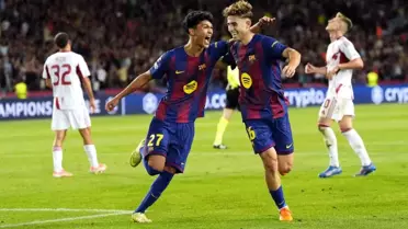 Barcelona, Olympiakos'u Fermin Lopez'in Hat-Trick'iyle Yendi