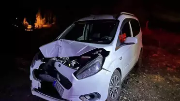 Bingöl'de Trafik Kazası: 2 Yaralı