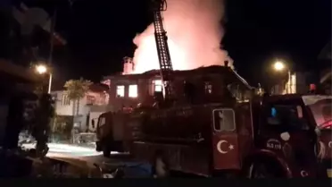 Ağlasun'da Yangın: 2 Katlı Ev Kullanılmaz Hale Geldi