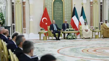 Cumhurbaşkanı Erdoğan, Kuveyt Emiri Meşal el-Ahmed el-Cabir es-Sabah ile görüştü