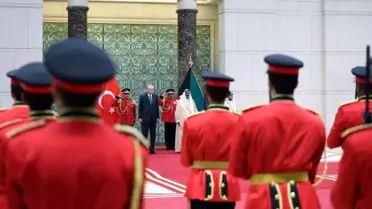 Erdoğan Kuveyt'te Resmi Törenle Karşılandı