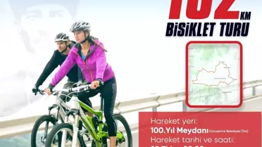 Yunusemre Belediyesi'nden Cumhuriyet Bayramı'na Özel Bisiklet Turu
