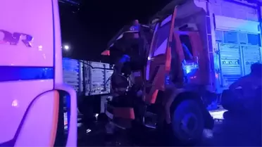 Hatay'da Tır Kazası: Sürücü Yaralandı