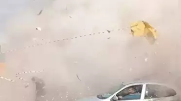 Sözde kontrollü yıkım! Ortalık savaş alanına döndü, yaralananlar var