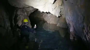 Homurlu Şelalesi'nde Mağara ve Galeriler Keşfedildi