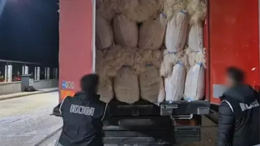Kırşehir'de 5 Ton Kaçak Tütün Ele Geçirildi