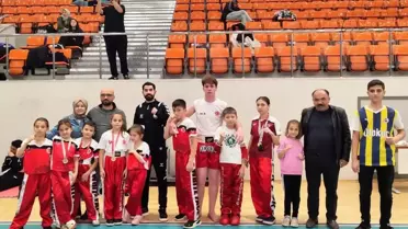 Darıca'da Kick Boks Şampiyonası'nda 9 Madalya