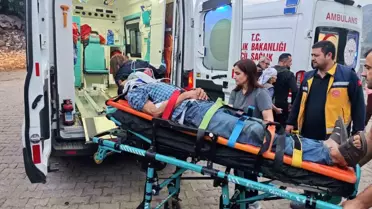 Nazilli'de Uçuruma Yuvarlanan Kamyonette 3 Yaralı