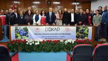 Ordu'da Aromatik Bitki Üretimi Artıyor