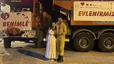 Orman İşçisinden Romantik Evlilik Teklifi