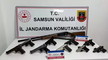 Samsun'da Havaya Ateş Eden 10 Zanlı Yakalandı