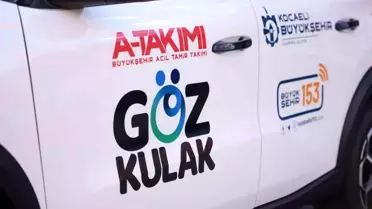 Kocaeli Büyükşehir Belediyesi'nden 'Göz Kulak' Ekibi