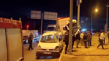 Konya'da Trafik Kazası: 2 Yaralı
