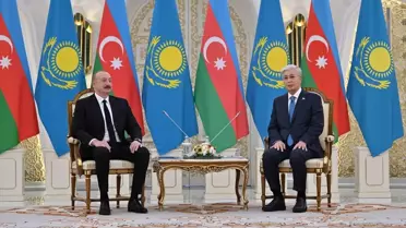 Tokayev ve Aliyev'den Orta Koridor Projesi