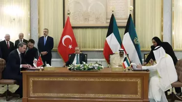 Türkiye ile Kuveyt arasında 4 anlaşma imzalandı