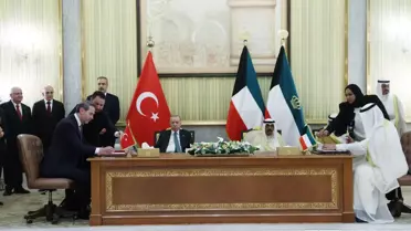 Türkiye ve Kuveyt arasında 4 anlaşma imzalandı