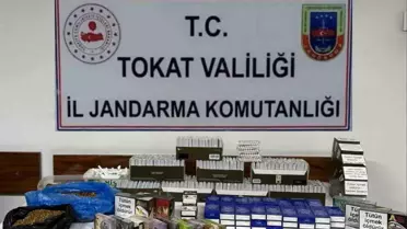 Tokat'ta Kaçak Tütün Operasyonu