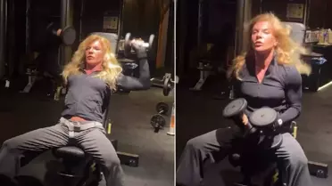 Zaman Ona İşlemiyor! Biricik Suden ağırlık antrenmanında sınır tanımadı