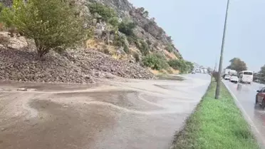 Söke'de Sağanak Yağış ve Heyelan