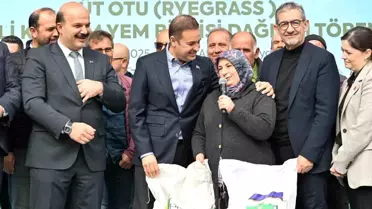 Balıkesir'de Çiftçilere 140 Ton Yem Bitkisi Tohumu Desteği