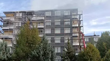 Batman'da Çatı Katında Yangın: Membran Çalışması Kıvılcım Çıkardı