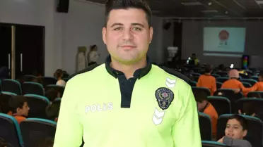 Bitlis'te Öğrencilere Trafik Güvenliği Eğitimi