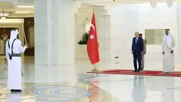 Cumhurbaşkanı Erdoğan, Katar Emiri Al Sani ile görüştü