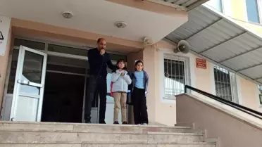 Erzincan'da ilkokul öğrencilerinin çevre duyarlılığı güvenlik kamerasında