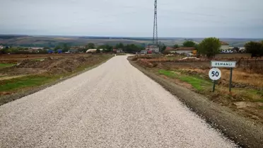 Havsa Yolu Asfaltlandı