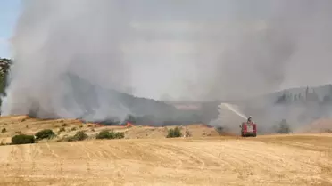 İpsala Kaymakamlığı'ndan Anız Yakma Uyarısı